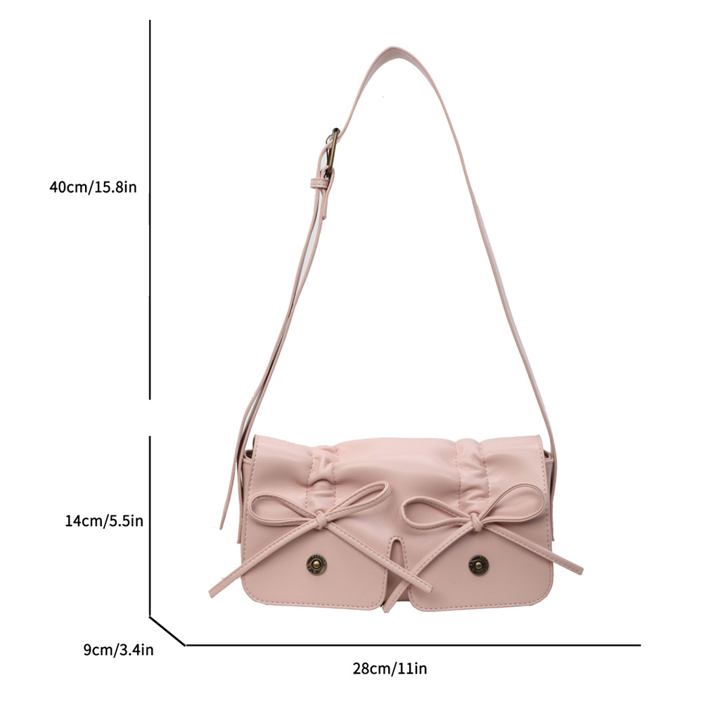 Women Luxury Shoulder Bag PU Leather Simple Satchel Bag Adjustable Strap Fashion Crossbody Bag Female Outdoor Bag