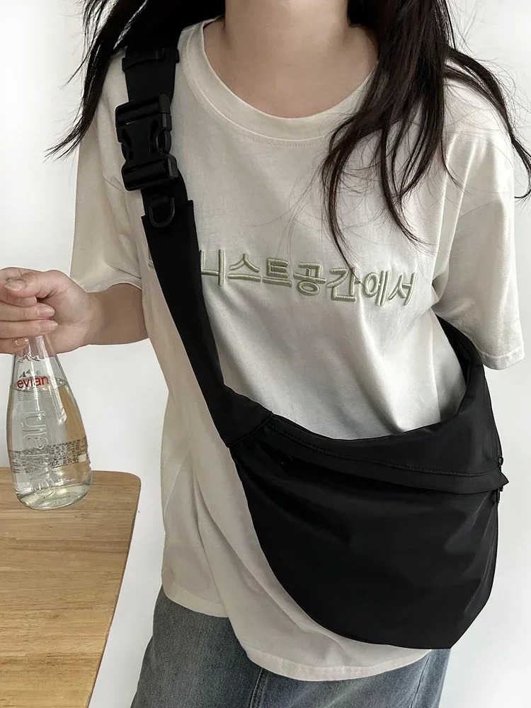 Japanese Travel Shoulder Man Bag Streetwear Style College Teens Sling Mens Messenger Bags Causal School Cross 241106