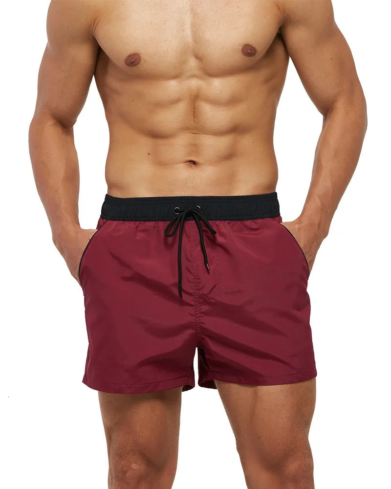 Swim shorts swimwear men quickdrying pants beach swimming mens swim summer surf boardshort 240407