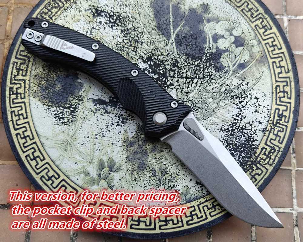 JUFULE 137RL Manual Open Real Carbon Fiber / G10 Ball Bearing Mark M390MK Blade Hunting Fish Outdoor EDC Tool Folding Camp Knife X241108