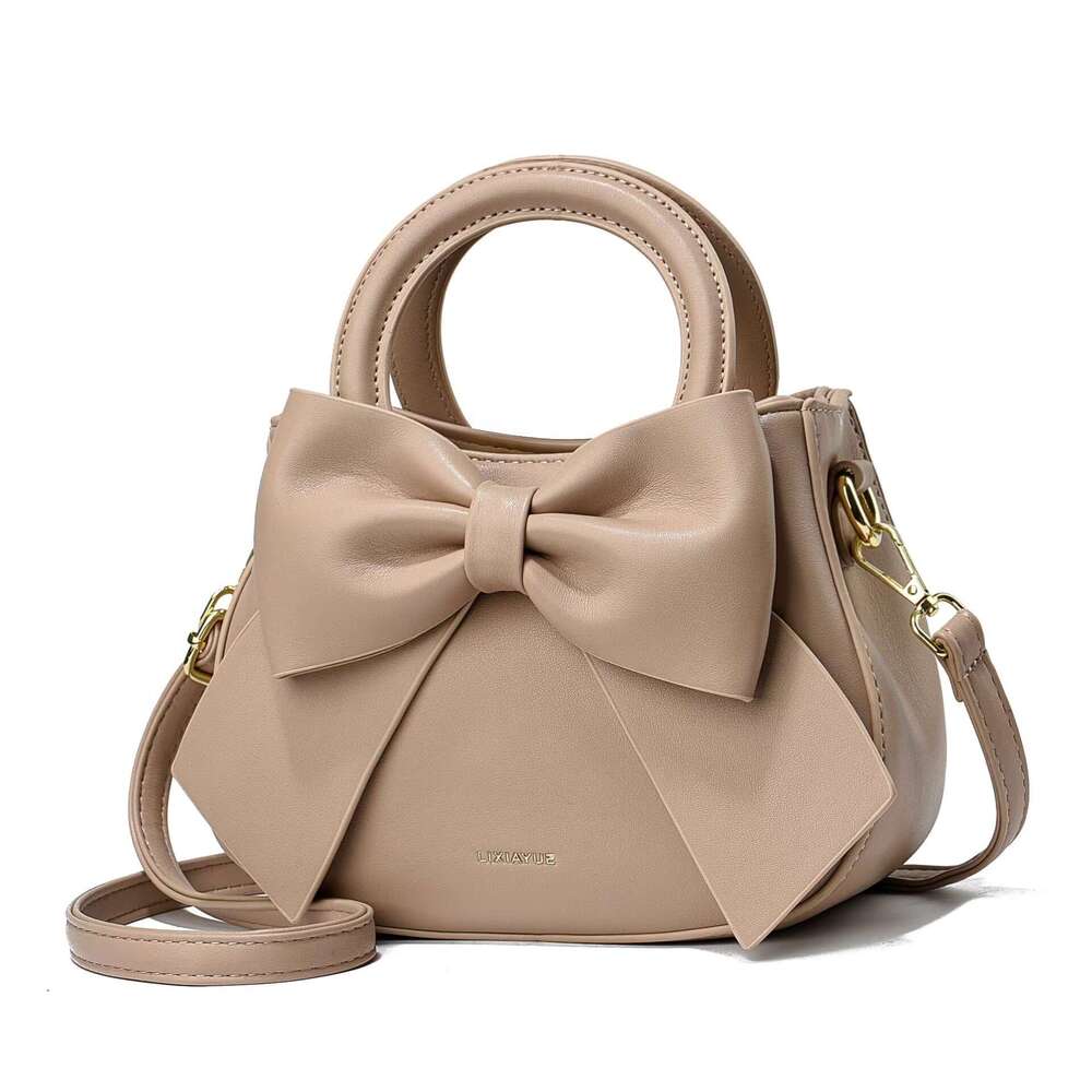 2024 new fashion trend versatile bow light luxury women's handbag single shoulder crossbody bag bags
