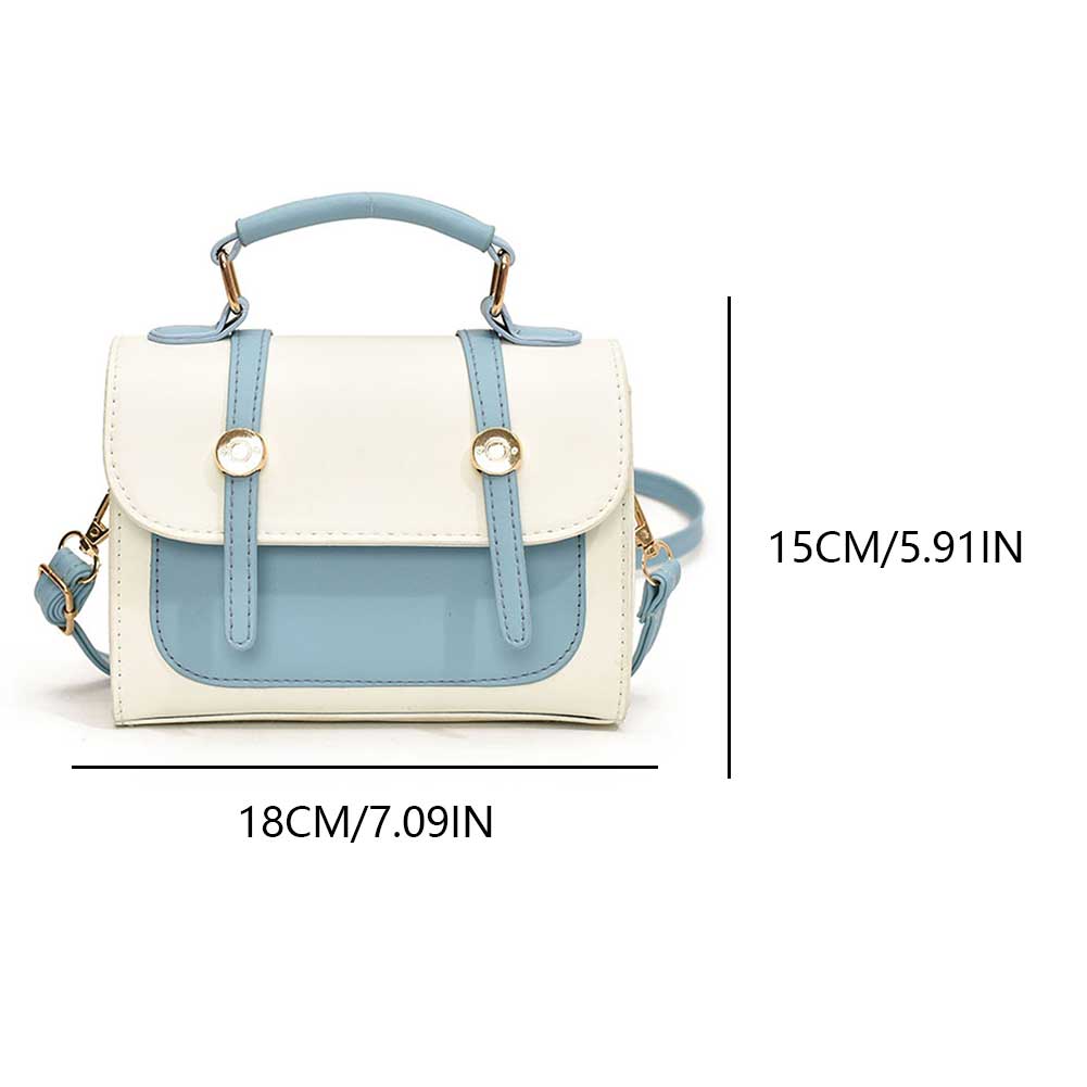 Women PU Trendy Shoulder Handbag Detachable Strap Stylish Crossbody Bag Large Capacity Stylish Messenger Bags for Outdoor Travel