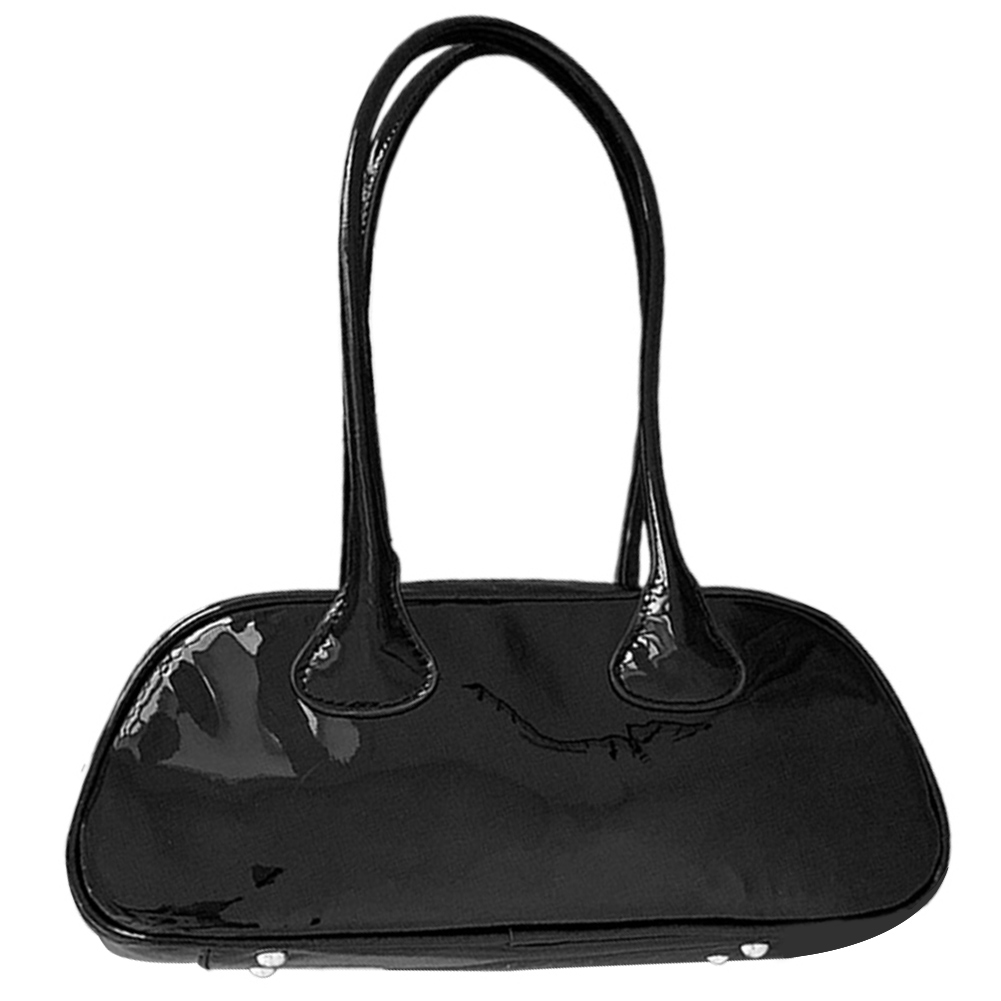 Women Versatile Armpit Bag PU Leather Leisure Underarm Bag Solid Color Minimalist Shoulder Bag Female Commute Bag