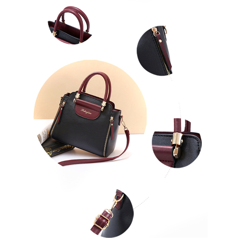 Women's Bags 2023 New Fashion Women's Bags Hit Color Hand-held Bag Europeand The United States All-match Shoulder Messenger Bag