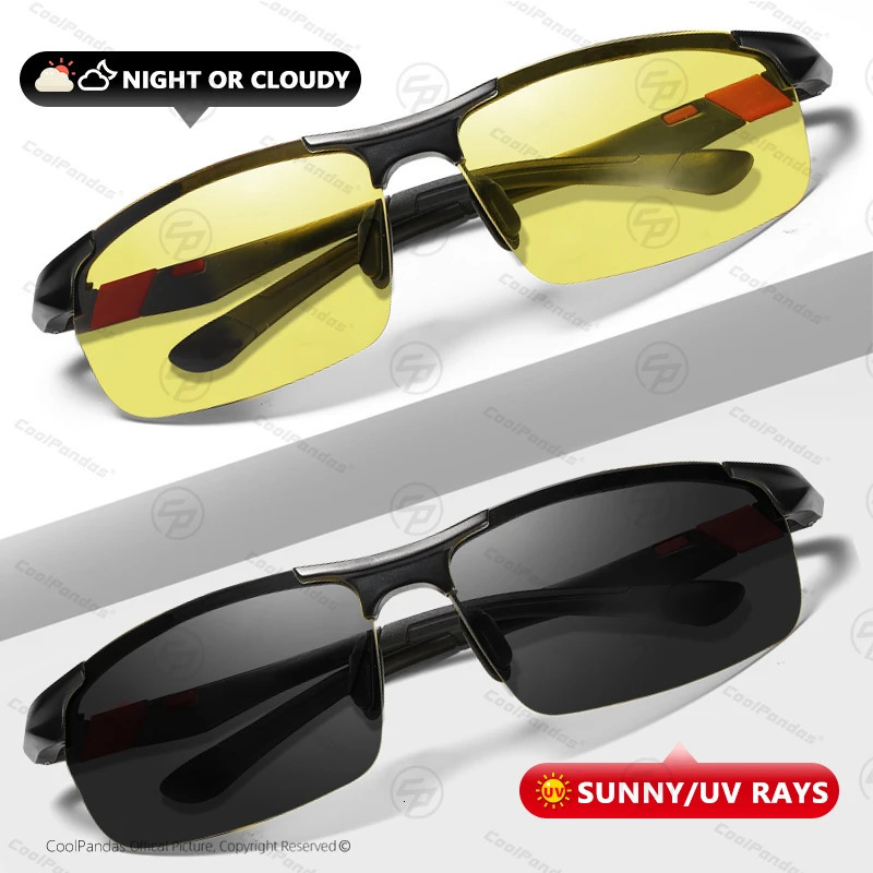 High quality aluminum sunglasses poelectric mens anti night vision driving polarized sunglasses UV400 zonnebril here 241106