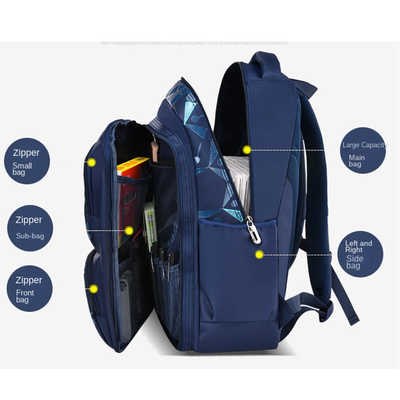 Grade 3-6 Waterproof Children School Bags Boys Primary School Backpacks Orthopedi Junior High Schoolbag Mochila Infantil