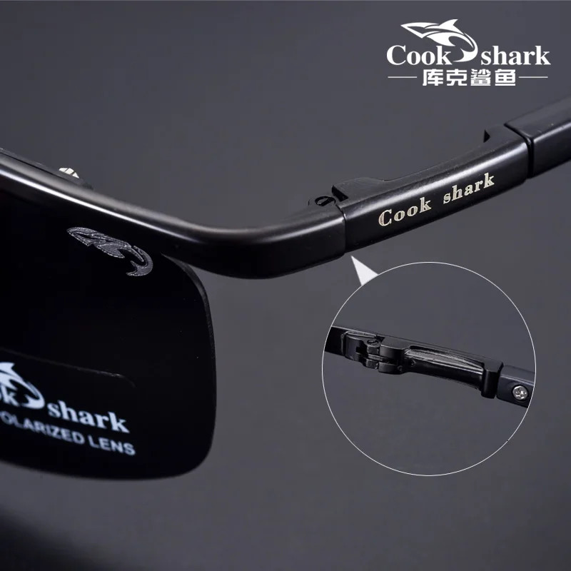 Cook Sharks Polarized Sunglasses for Men Hipster Sunglasses for Men Driver UV Protection 241106