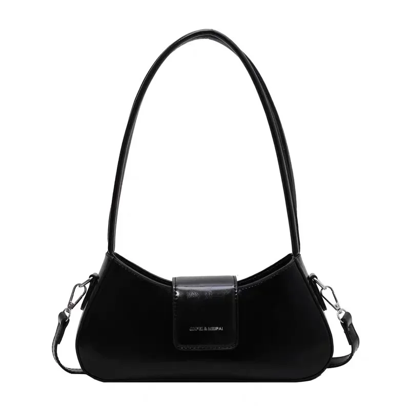 Designer Luxury Shoulder Bags Pu Leather Underarm Crossbody Bag Women 2023 Summer Fashion Simple Shoulder Handbag and Purse