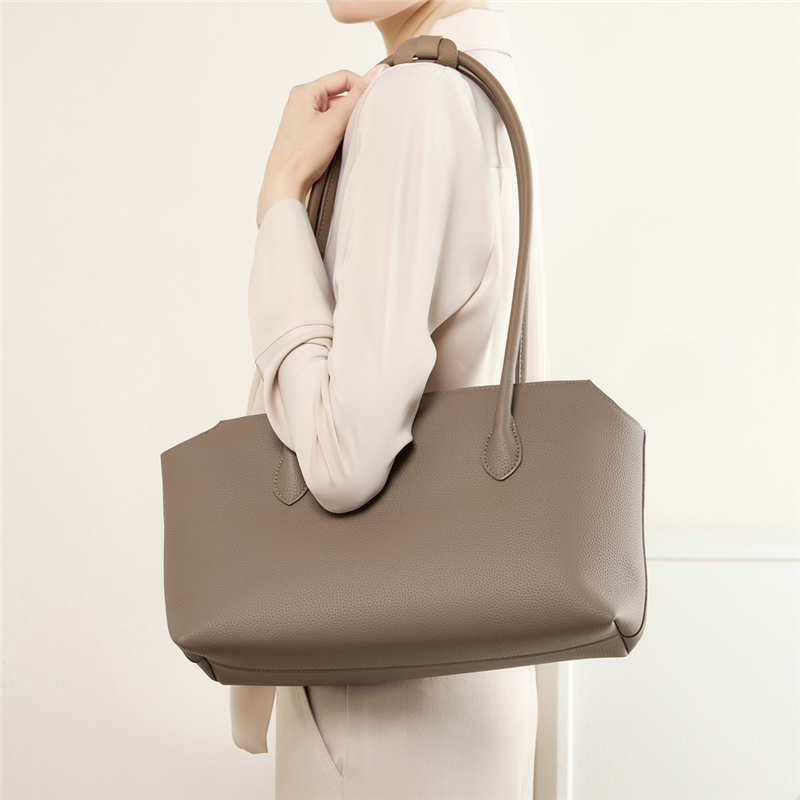 Hifashion Cowhide Genuine Leather Underarm Shoulder Bags For Women 2024 Trend Designer Large Female Tote Office Ladies Handbags