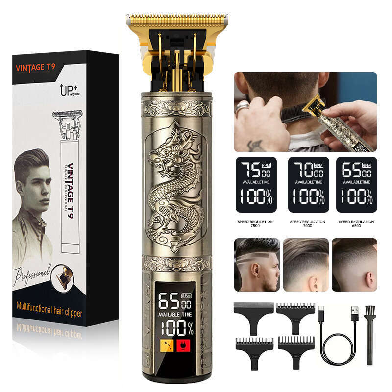 Professional 5W Electric Barber Hair Clipper Men Quiet Low-Priced Wired AC Power String Trimmer for Home metal material