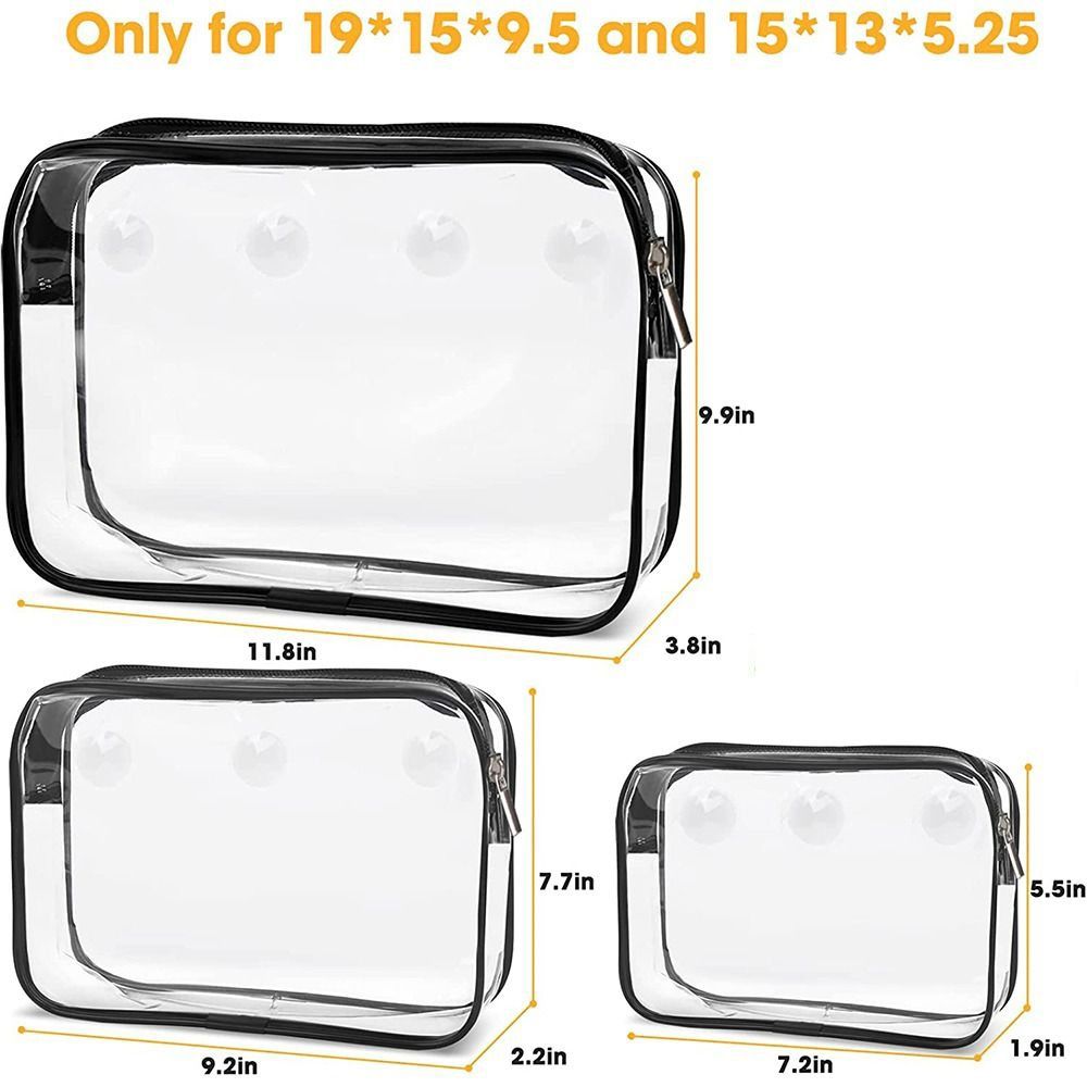 Cosmetic Divider Storage Inner Pouch Clear Bogg Beach Tote Bag Accessories Travel Makeup Clean Toiletry Brush Organizer