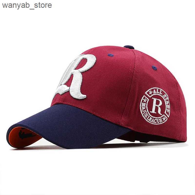 Ball Caps New unisex 3D letter embroidered baseball cap Snapback fashionable casual couple sun hat mens direct shipping hat L240910
