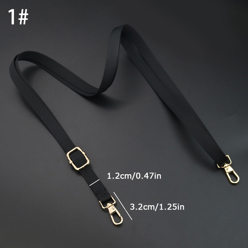 Adjustable Bag Strap Crossbody Bag Strap Replacement Wide Messenger Bags Belt Black Color Handbag Part Accessories 2022 New
