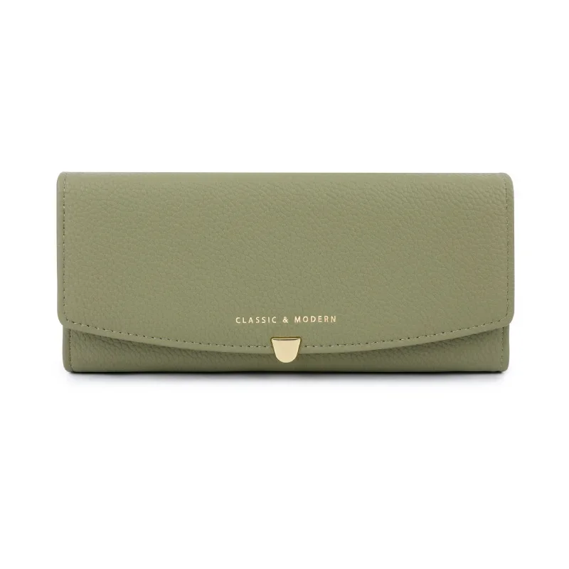 women wallet Classic Premium Lychee Print Women's Long Wallet Fashion Folding Multifunctional Clutch Bag cute wallet for girls