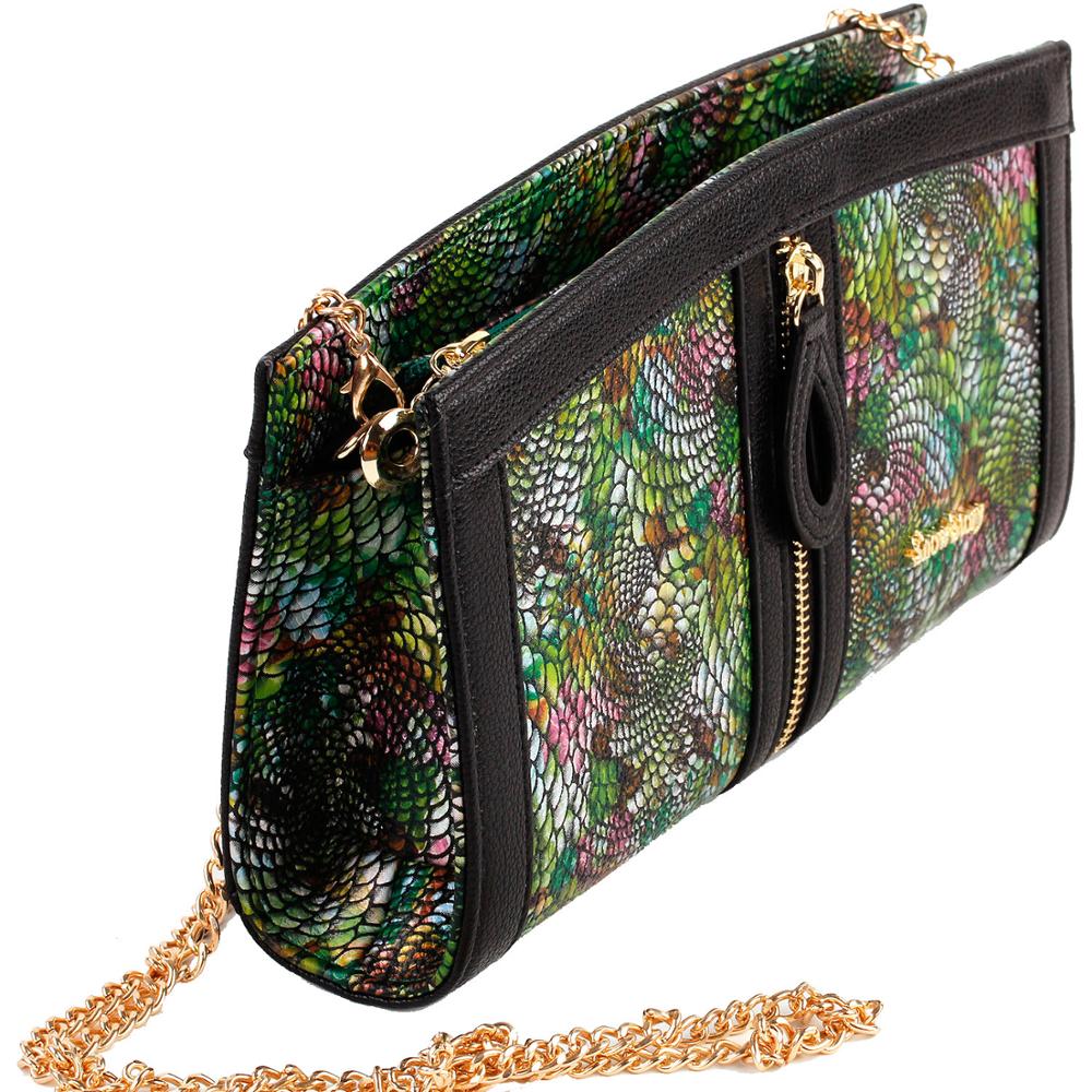 FB90021 Show Story Women's Girls Punk Zipper Design Fashion Outdoor Evening Clutch Handbag Bag