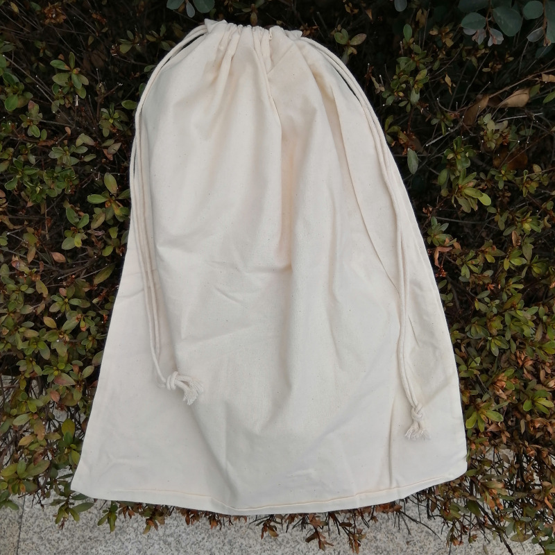 10x Environmental Protection Storage Bag Drawstring Dustproof bag Cotton Canvas 3sizes