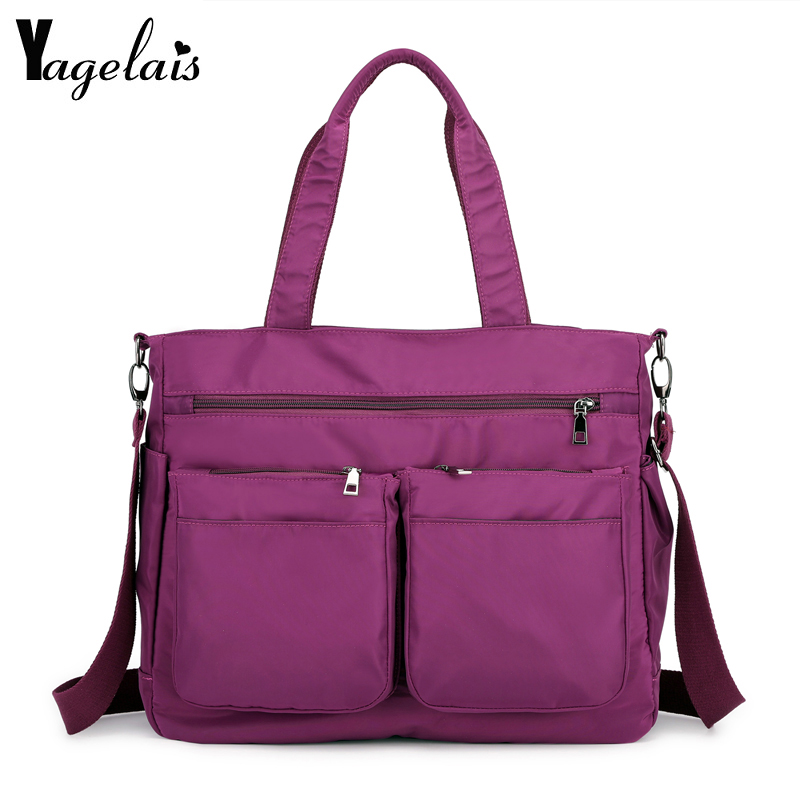 Women's Waterproof Nylon Designer Crossbody Shoulder Bag Large Capacity Bag High Quality Handbag Mother Shopping Tote Travel Bag