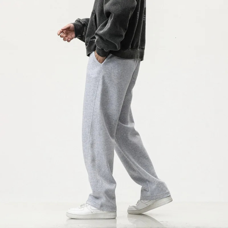 111CM 116CM Long Pants Tall Men Sports Straight Stretched Overalong Plus Size 7XL 6XL Lengthen Boys Sweatpants Male Trousers 241104