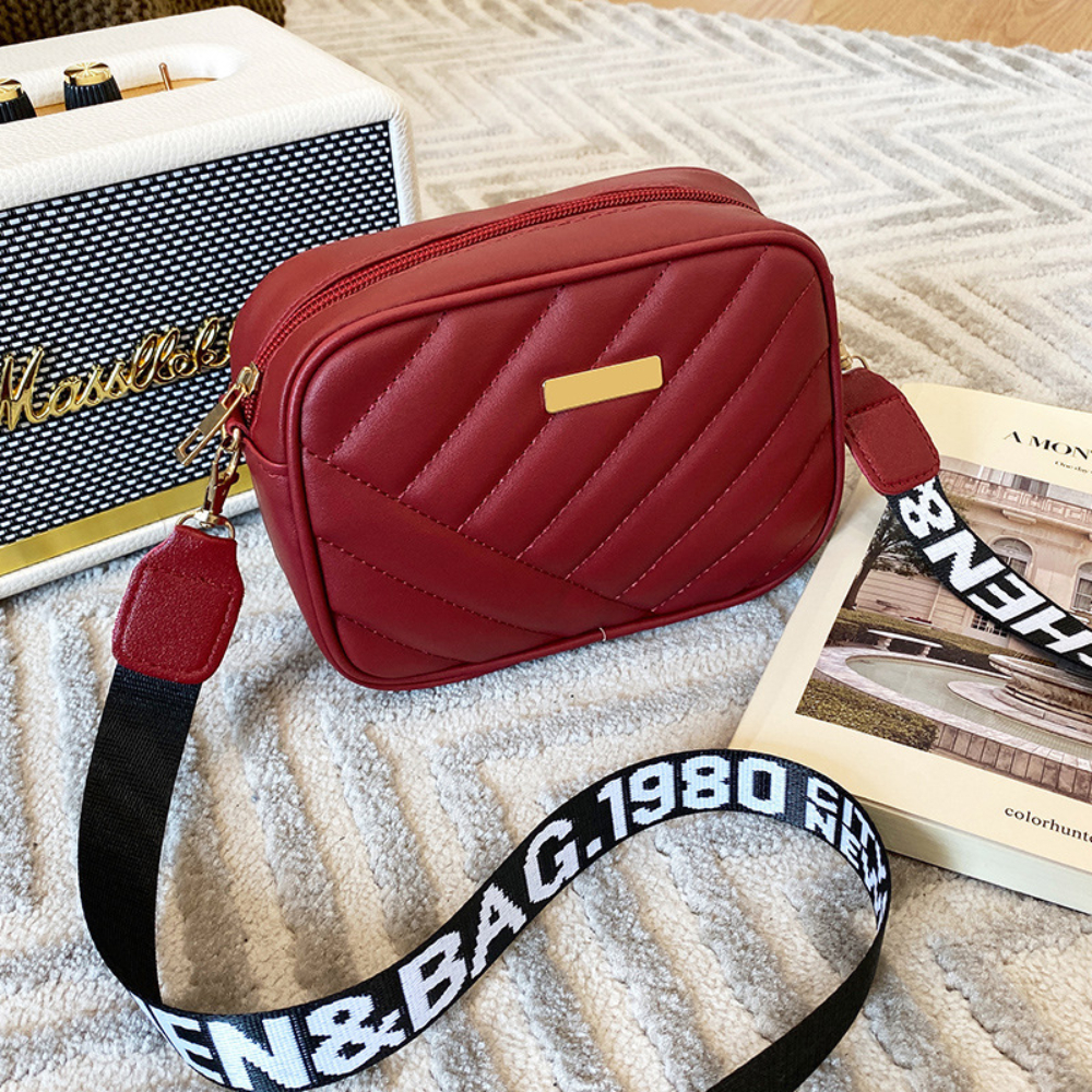 High Quality PU Shoulder Bags for Woman's Handbag Simple Crossbody Casual Messenger Bag Female Cool Shoulder Bags Phone Bag
