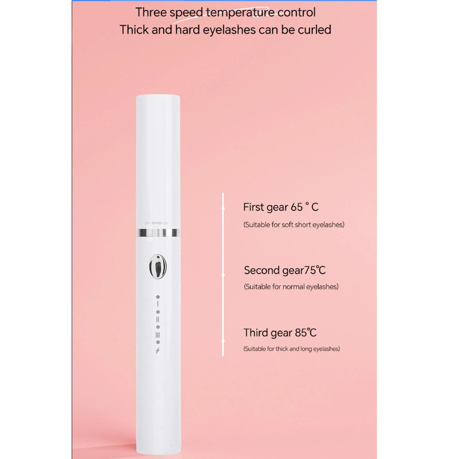 Electric eyelash curler rechargeable electric eyelash curler intelligent long life fast 3-speed home temperature control 241107