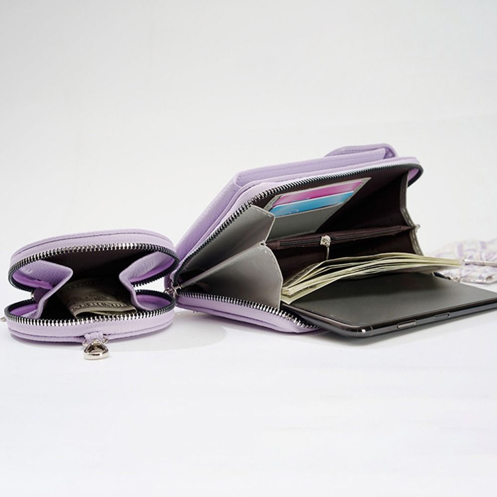 Women PU Leather Shoulder Bag Luxury Mobile Phone Bag Fashion Crossbody Bag for Handbag Small Card Holder