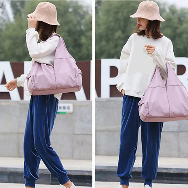 Womens Fitness Bag Sports Swimming Large Yoga Fitness Training Bag Weekend Luggage Shoulders Bolsas Womens Travel Handbag 241106