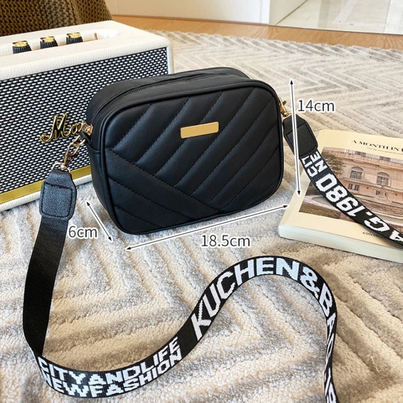New Arrival Fashion Women's Small Crossbody Bag PU Leather Messenger Bag Zipper Handbag Purse Summer Travel Bag for Female