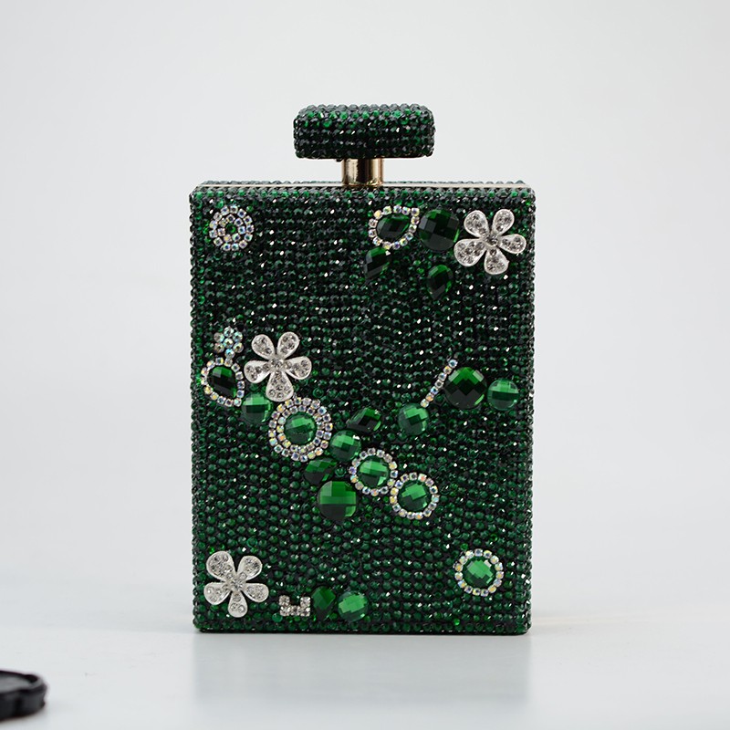 Fashion Crystal handbags women evening bags Chain Shoulder bags Rhinestone party purse Day Clutches