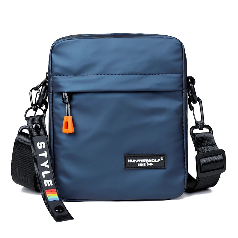 Simple Mini Men Crossbody Bag For Phone Side Casual Waterproof PU Leather Small Messenger Sling Bags w241106