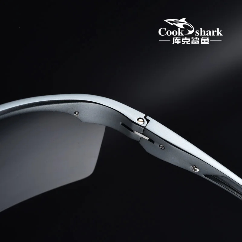 Cook Shark Polarized Sunglasses Mens Driving Glasses Special Trend Color Changing Sunglasses Mens Fishing Glasses 241106