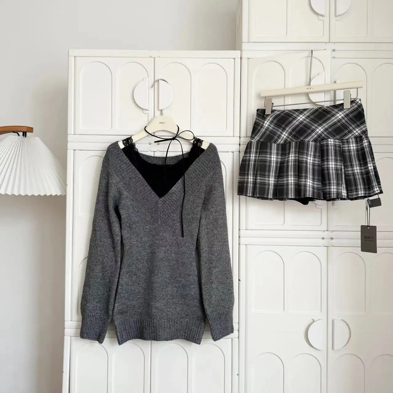 Autumn Winter Woman Gyaru Coquette V-neck French Vintage Sweater Long Sleeve Pullovers Knitwears 2000s Aesthetic Old Money Thick 241107