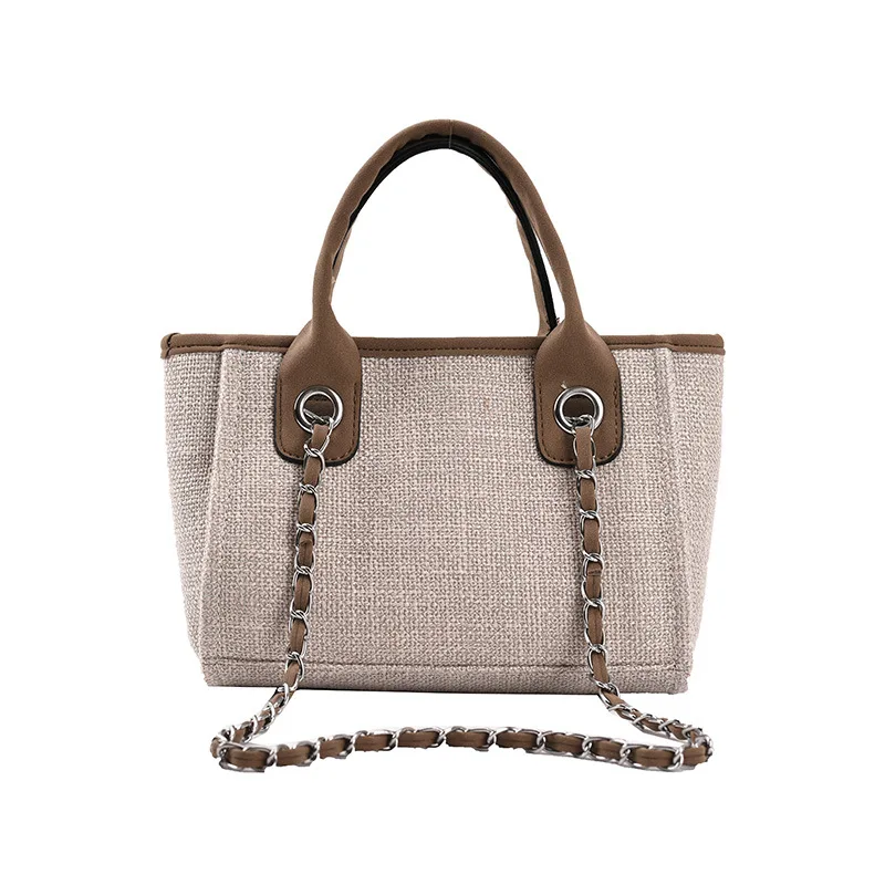 2024 New Women's Shoulder Bag Bucket Bag Fashion Large Capacity Handbag Chain Tote Travel Totes Weekend Jumbo Canvas Bags