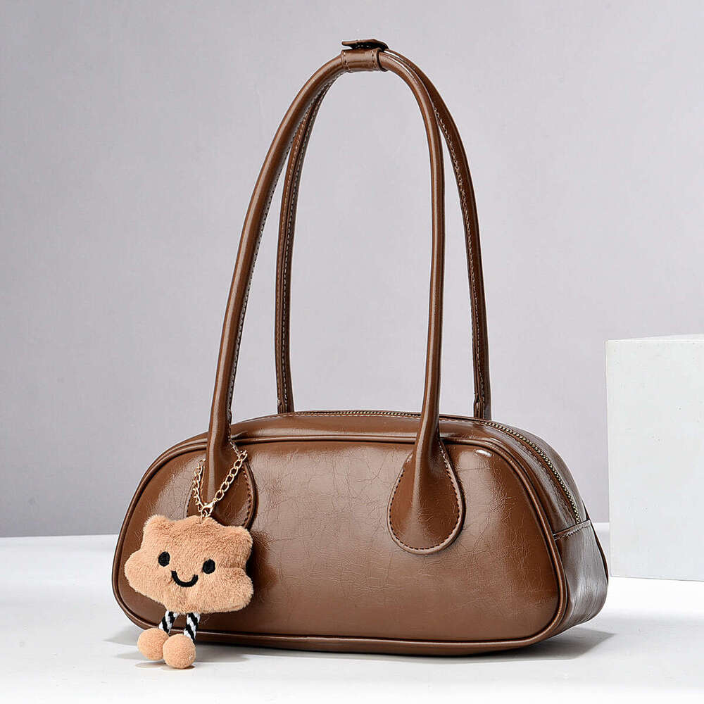 Texture Leather Pattern Taizhou Women's Ladiesbag New Pendant Single Shoulder Crossbody Underarm Bag