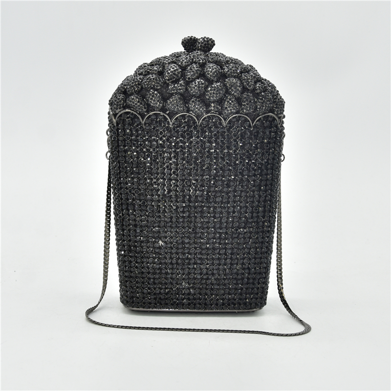 Clutch Party Purse Ladies Wedding Bridal Diamond Beading Handbag Ladies Casual Chain Crossbody Bag Shoulder Bags for Party