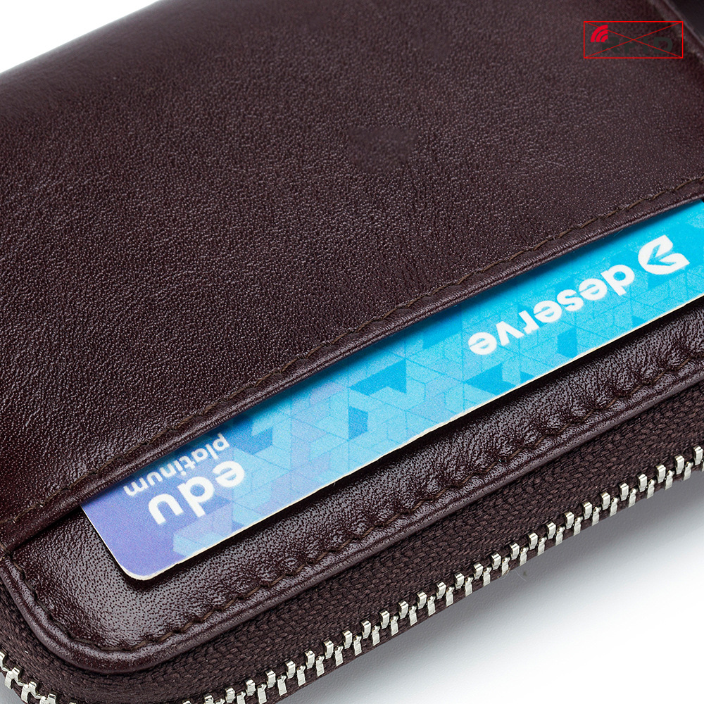 New Men Wallets Small Genuine Leather Purses Large Capacity RFID Purses Soft Cowhide Money Bag Short Portable Coin Card Holders