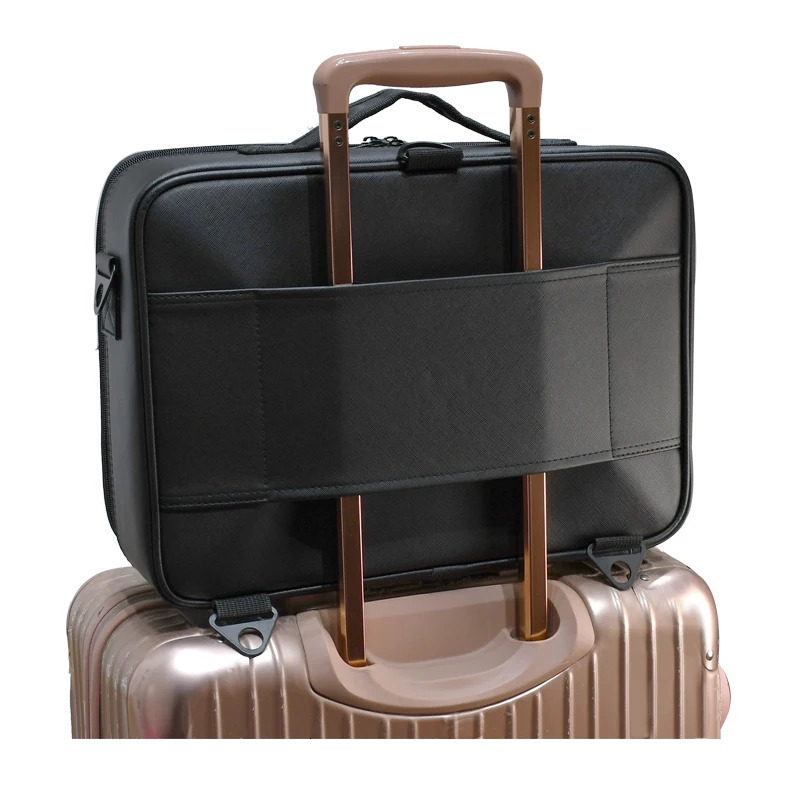 High quality waterproof womens PU leather makeup bag portable makeup bag large capacity makeup insert bag travel bag 241106