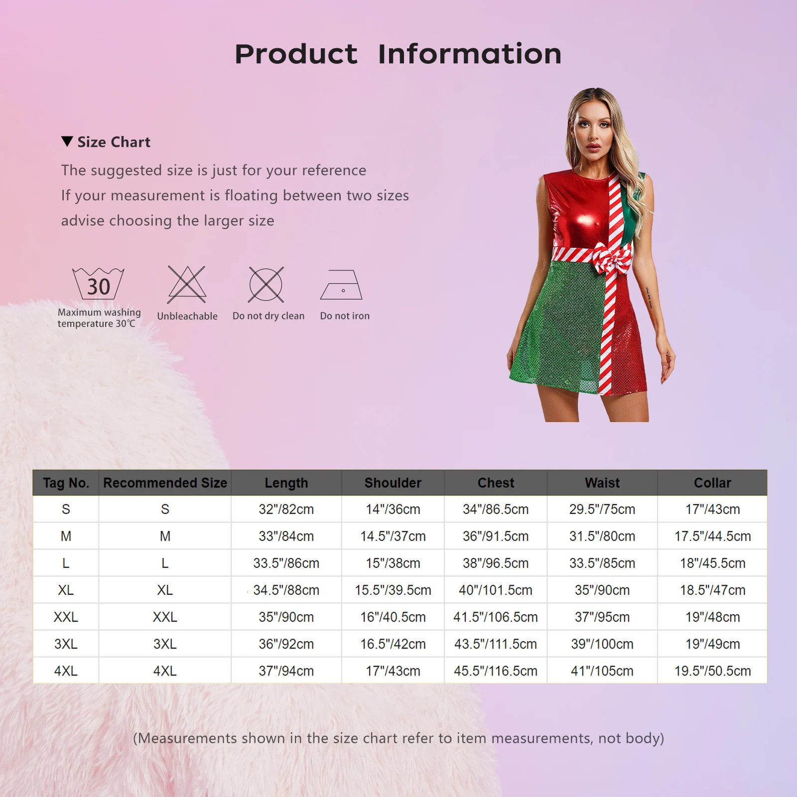 Womens sequined Christmas dress with metallic shimmer equipped with a safety jacket round neck sleeveless bow compared to ball dresses 241106