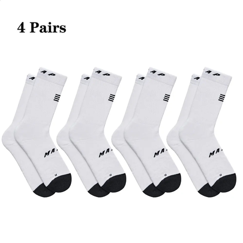 4Pairs Cycling Socks for Men Women 37-46 Size Sport Socks Breathable Cotton Outdoor Running Biking Hiking Racing Socks 240322