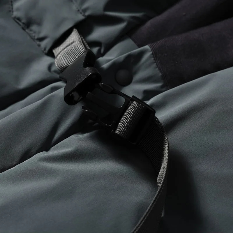 Winter mens Japanese streetwear City loose casual thick padded cotton kimono Parkas freight jacket warm coat jacket 241107