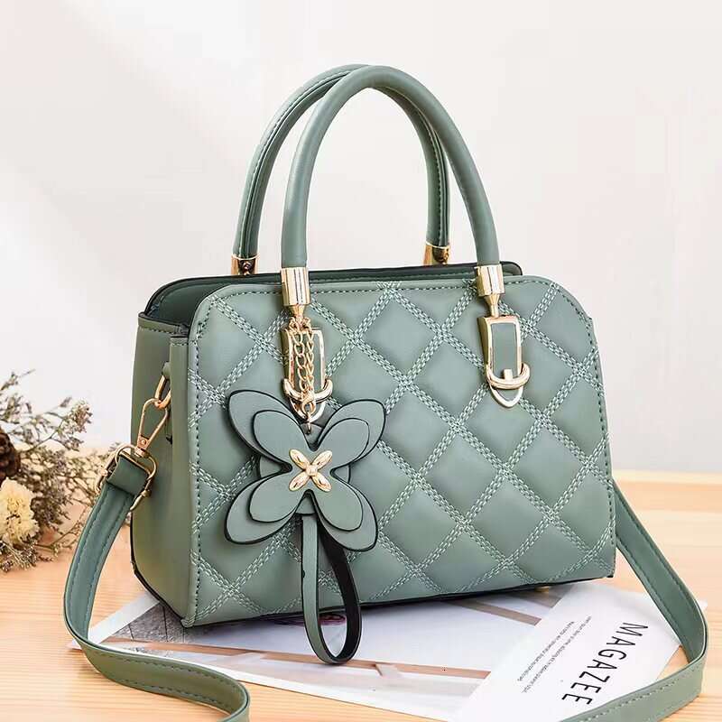 Korean version of high-quality women's bag, simple and versatile texture handbag, boutique shoulder bag bags