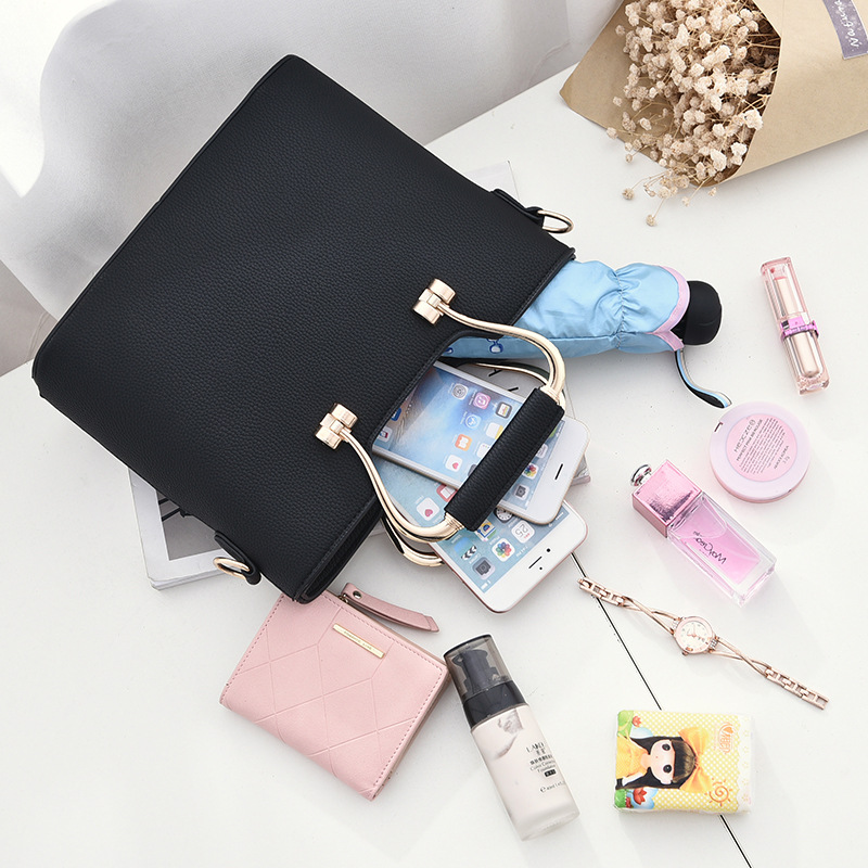 2018 Fashion Women Totes Handbag Party Purse Ladies Messenger Crossbody Shoulder Bags PU Small Girls Top-handle Bag Free Ship