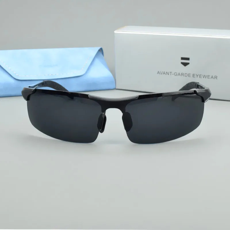 Tag Hezekia Fishing Sports Sunglasses Mens Polarized UV400 Aluminum Magnesium Sunglasses Fashion Bicycle Sunglasses 241106