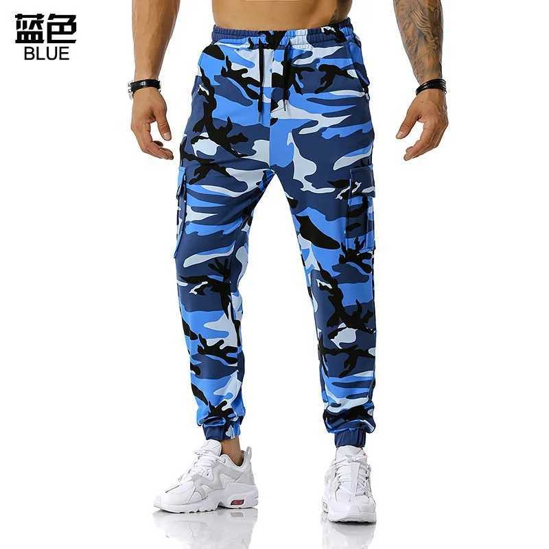 Mens Camo Casual Pants Drawstring Sports Jogging Pants Cargo Pants Sports Streetwear gmrksz kargosuz vergisiz rnler LX241107