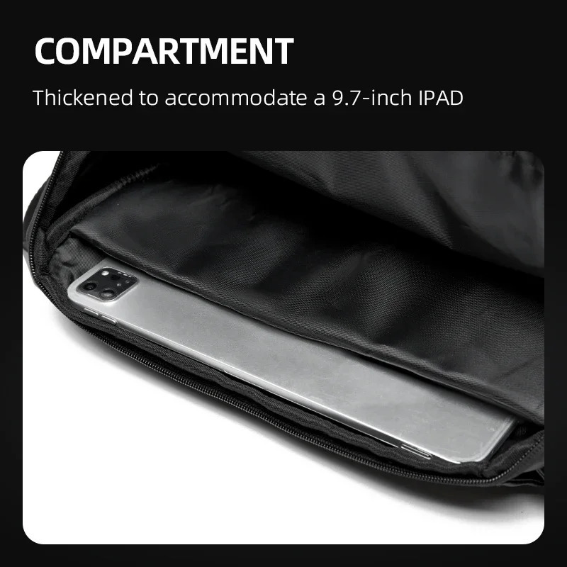 Flap Crossbody Bag for Men Waterproof Nylon Messenger with iPad Compartment Unisex Shoulder Traveling Commute Work 241106