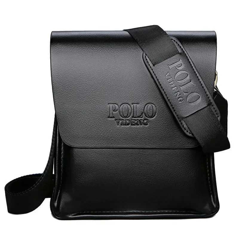 The leisure business single shoulder bag Polo vertical bag man trend inclined shoulder bagC241106