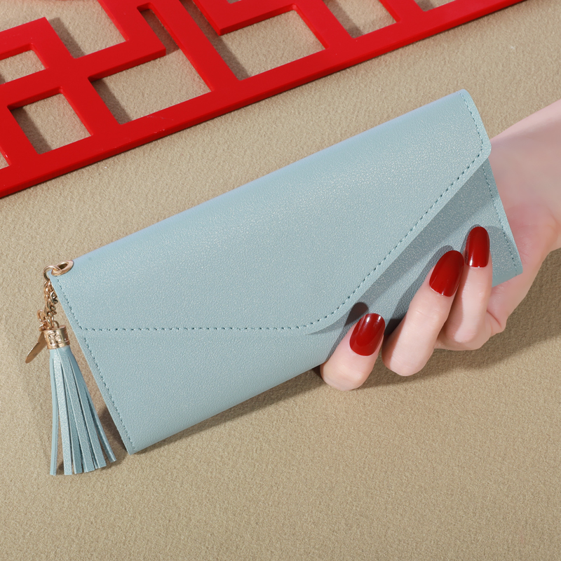 Wallet women's long style European and American fashionable women's wallet big brand handbag women's trendy bag