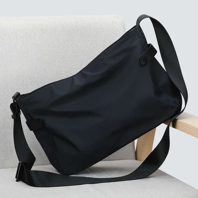 BJIAX Simple Shoulder Bag Men Small Crossbody Backpack Korean Version Casual Large Capacity Messenger 241106