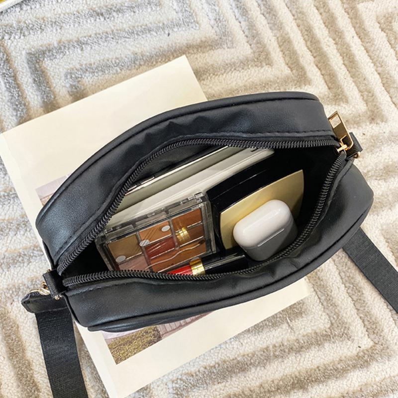 1/2/4PCS New Arrival Fashion Women's Small Crossbody Bag PU Leather Messenger Bag Zipper Handbag Purse Summer Travel Bag for