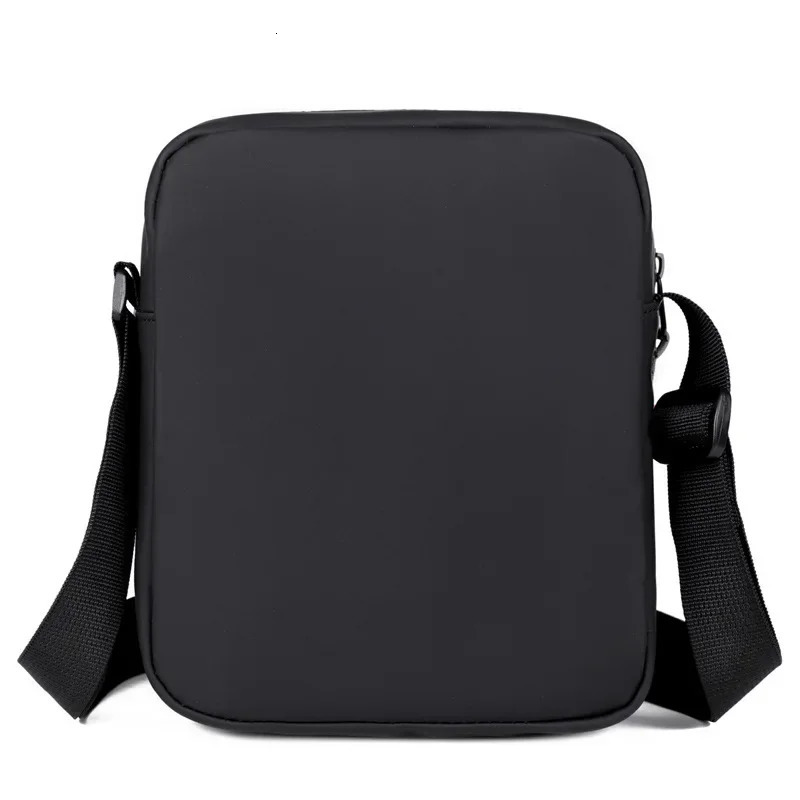 Messenger Sling Bags For Men Casual Oxford Small Zipper Crossbody Pouch Simple Mini Phone Bag Male Side Shoulder 241106