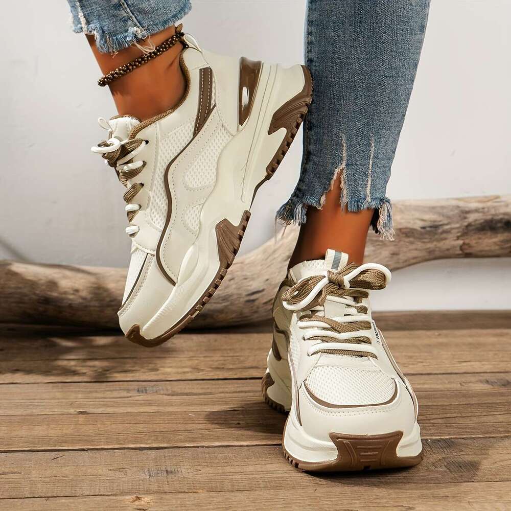 Women's air sports running fashionable breathable fiess gym walking tennis shoes, women's casual shoes .